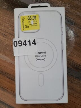 OEM Glossy Smooth Clear Case For iPhone 15, With Magsafe
